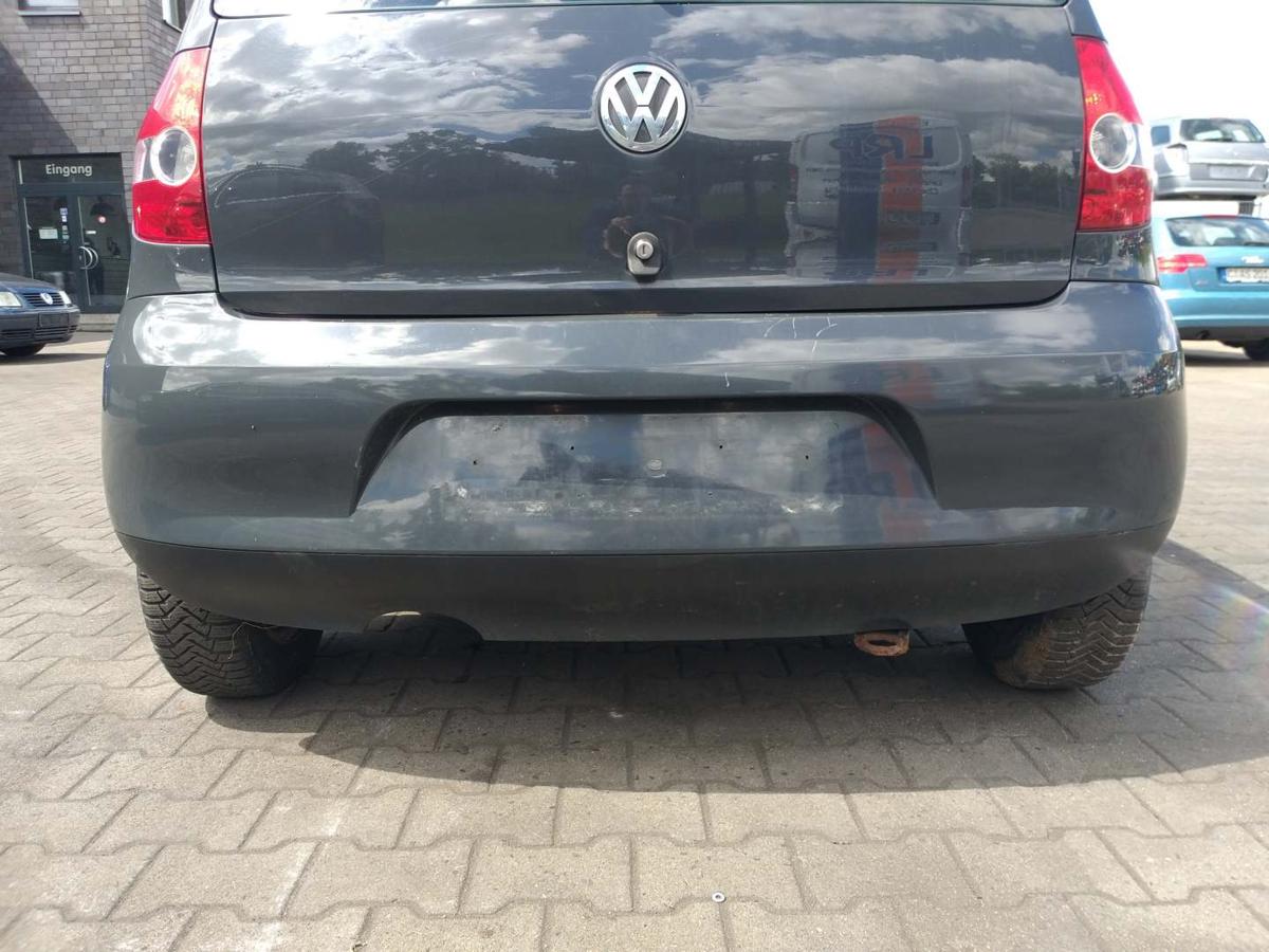 VW Fox original Stoßstange Stossfänger hinten LI7F Uranograu Bj.2010